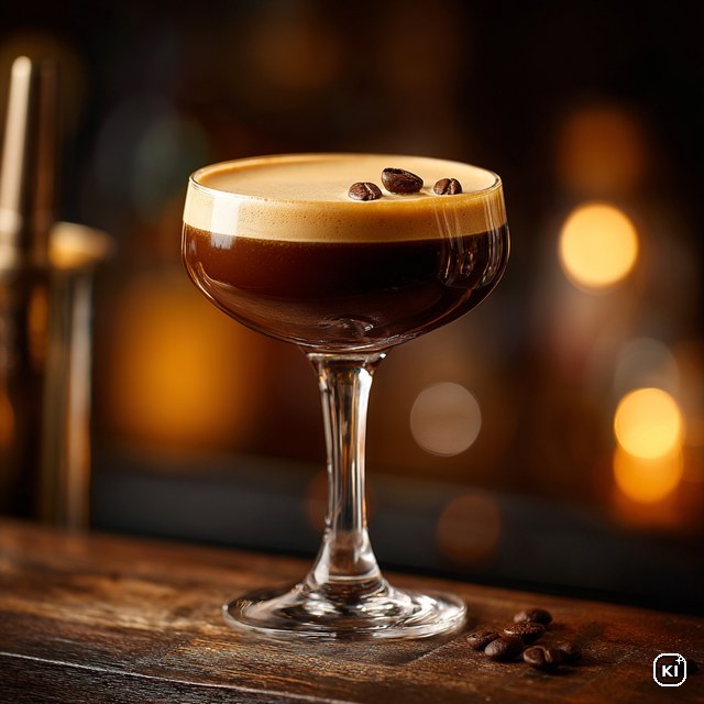 Marzipan Espresso Martini Cocktail Rezept