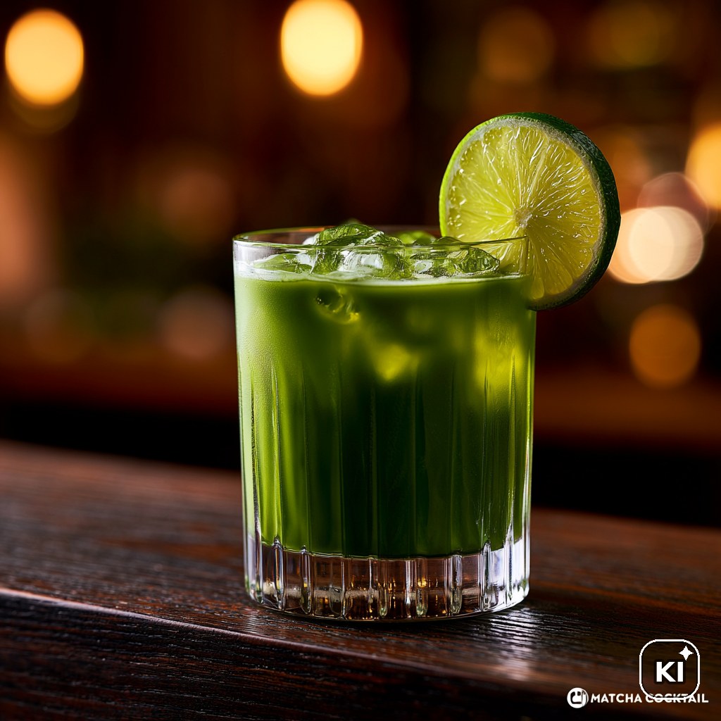 Iced Matcha Spritz