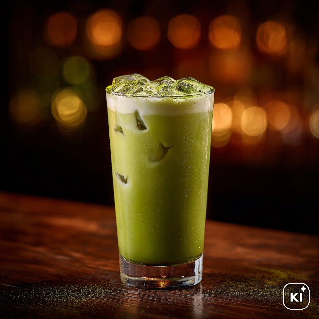 Matcha Oat Cooler Cocktail Rezept