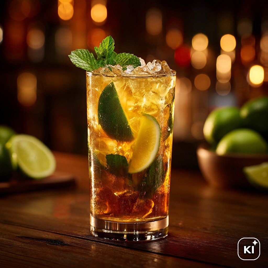 Mate Rum Refresher Cocktail Rezept