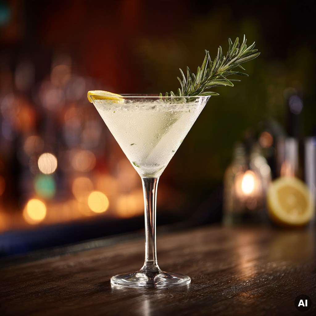 Mediterranean Martini Cocktail Rezept