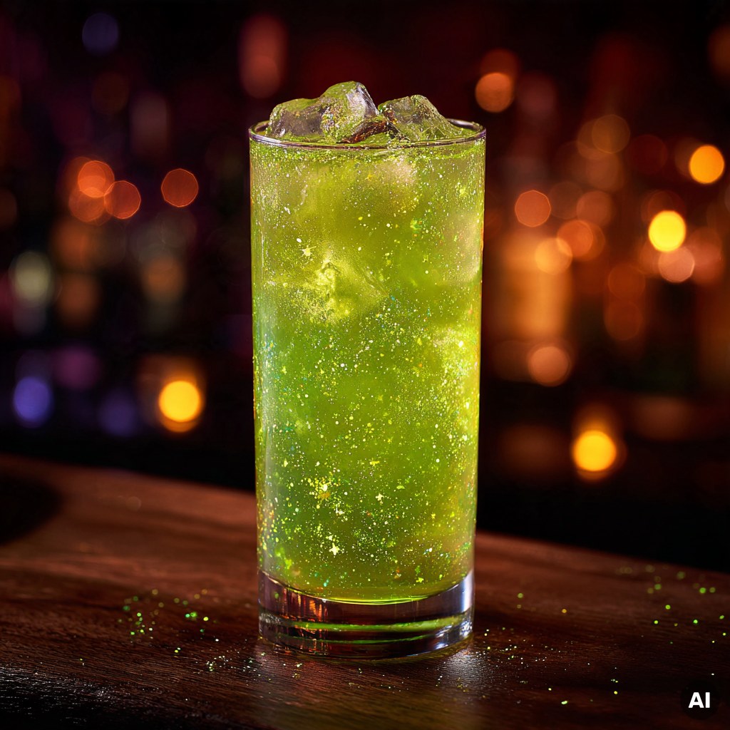 Neon Melon Punch Cocktail Rezept