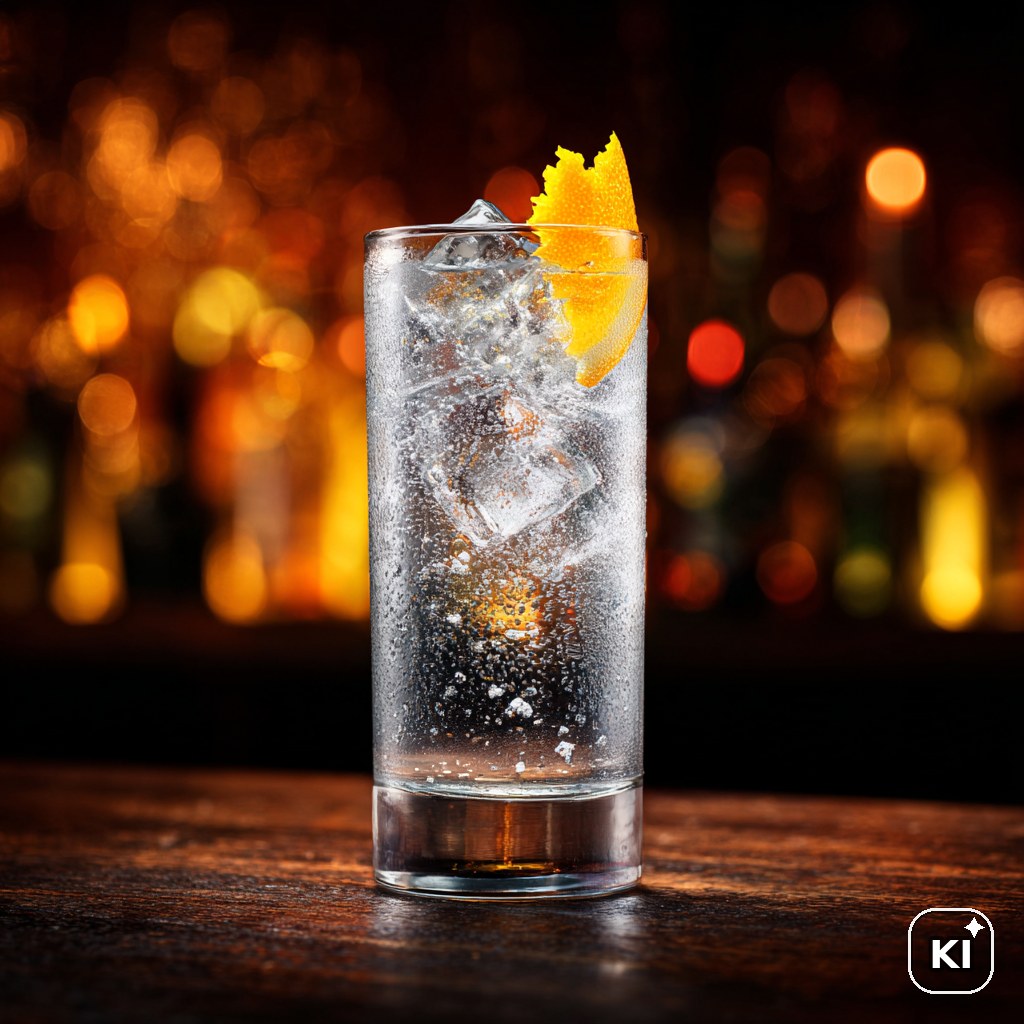 Orange Blossom Gin Tonic Cocktail Rezept