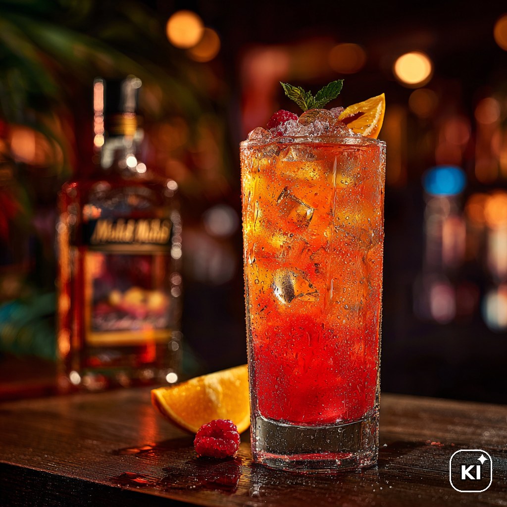 Orange Malibu Cocktail