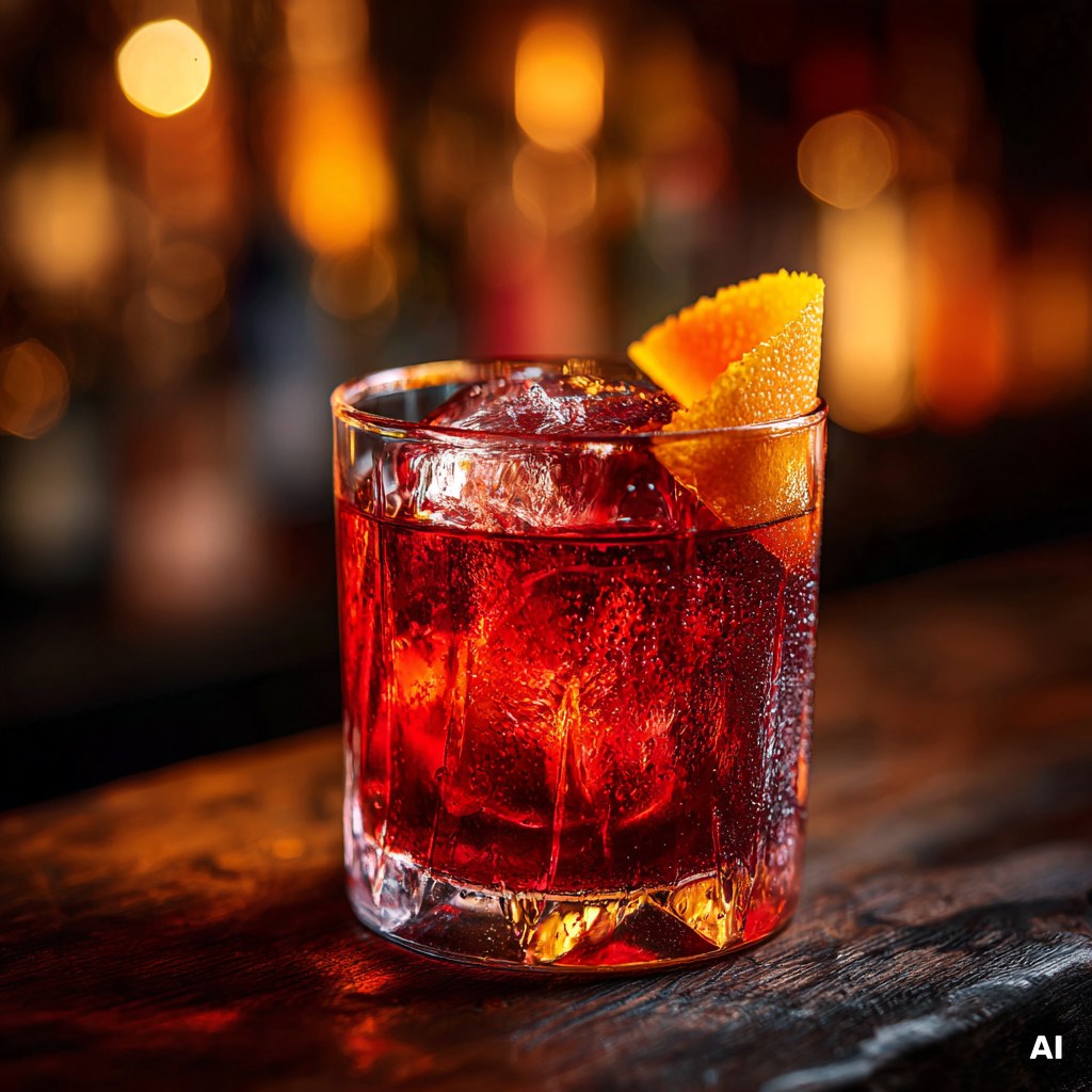 Oxymel Negroni Cocktail Rezept