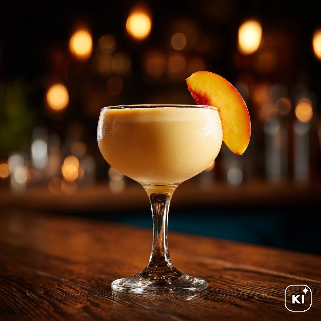 Peach Cream Dream Cocktail Rezept