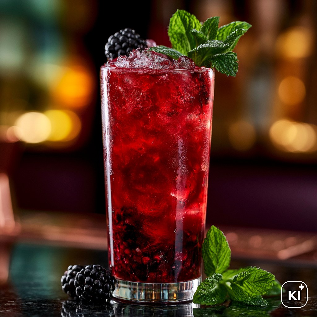 Pink Mojito Cocktail