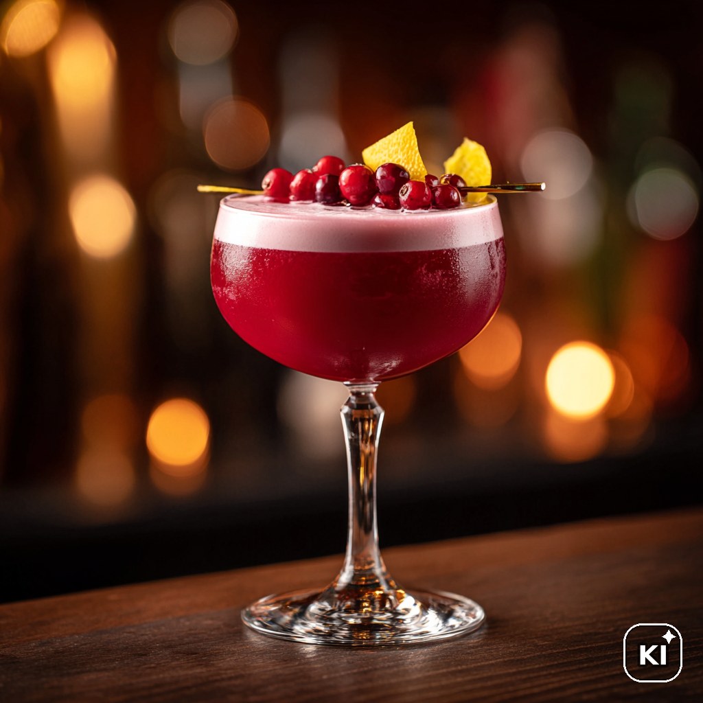 Preiselbeer Sour Cocktail Rezept