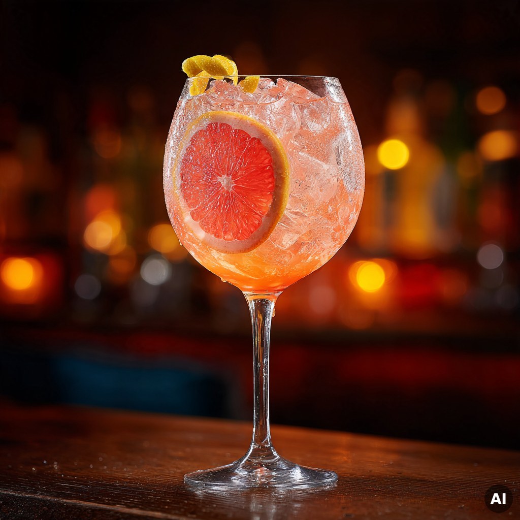 Ramazzotti Limoncello Grapefruit Spritz Cocktail Rezept