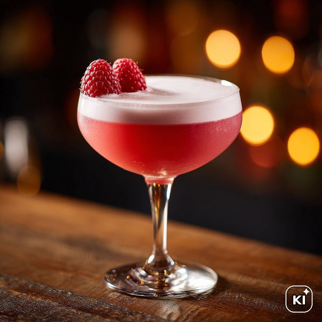 Raspberry Geist Sour Cocktail Rezept