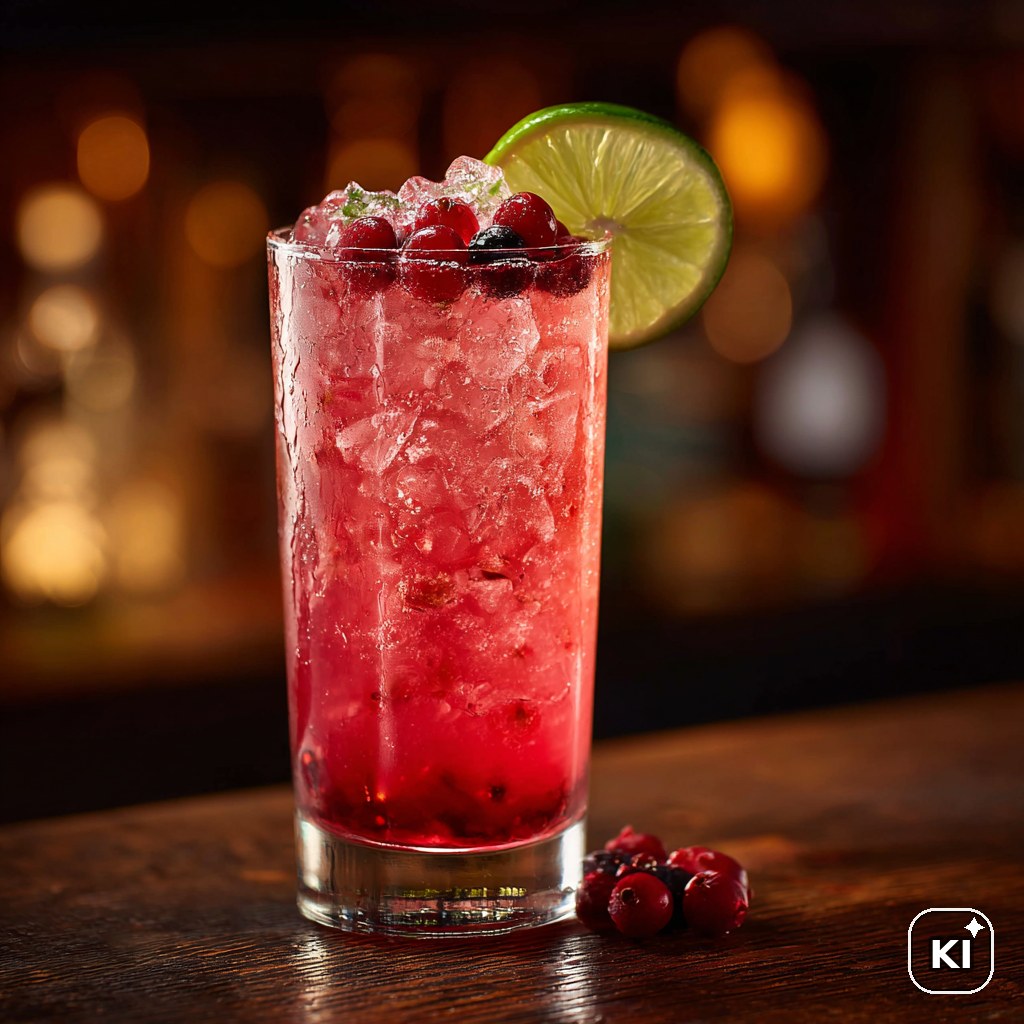 Rote Beeren Mule Cocktail Rezept
