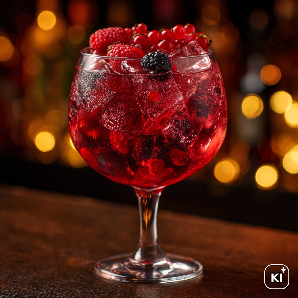 Rote Beeren Spritz Cocktail Rezept