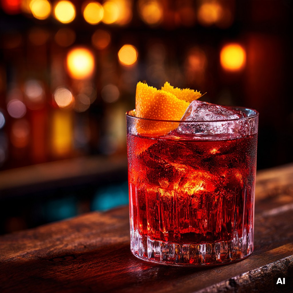 Sake Negroni Cocktail Rezept