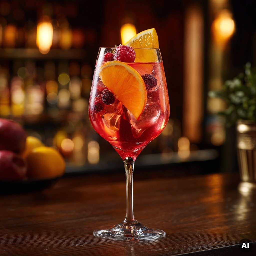 Sangria Rosé Cocktail Rezept