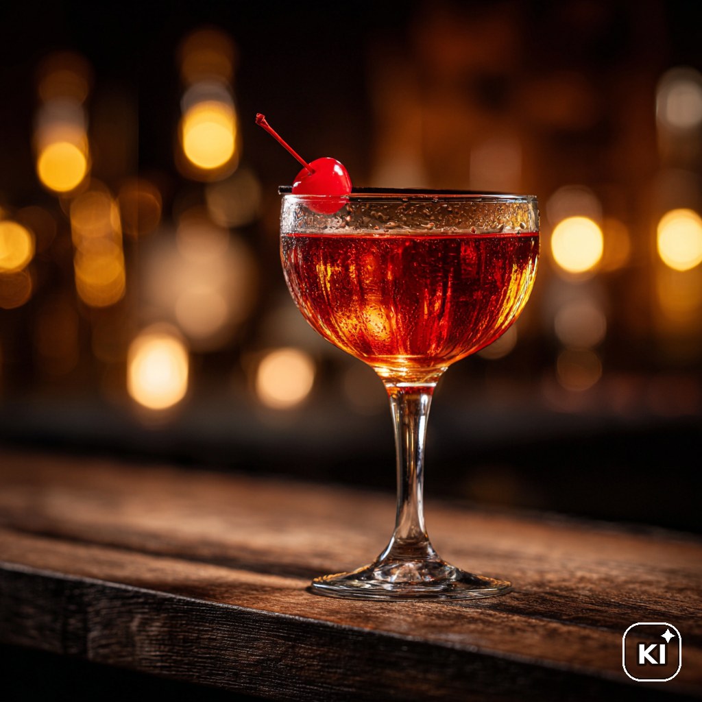 Sherry Cask Manhattan Cocktail Rezept