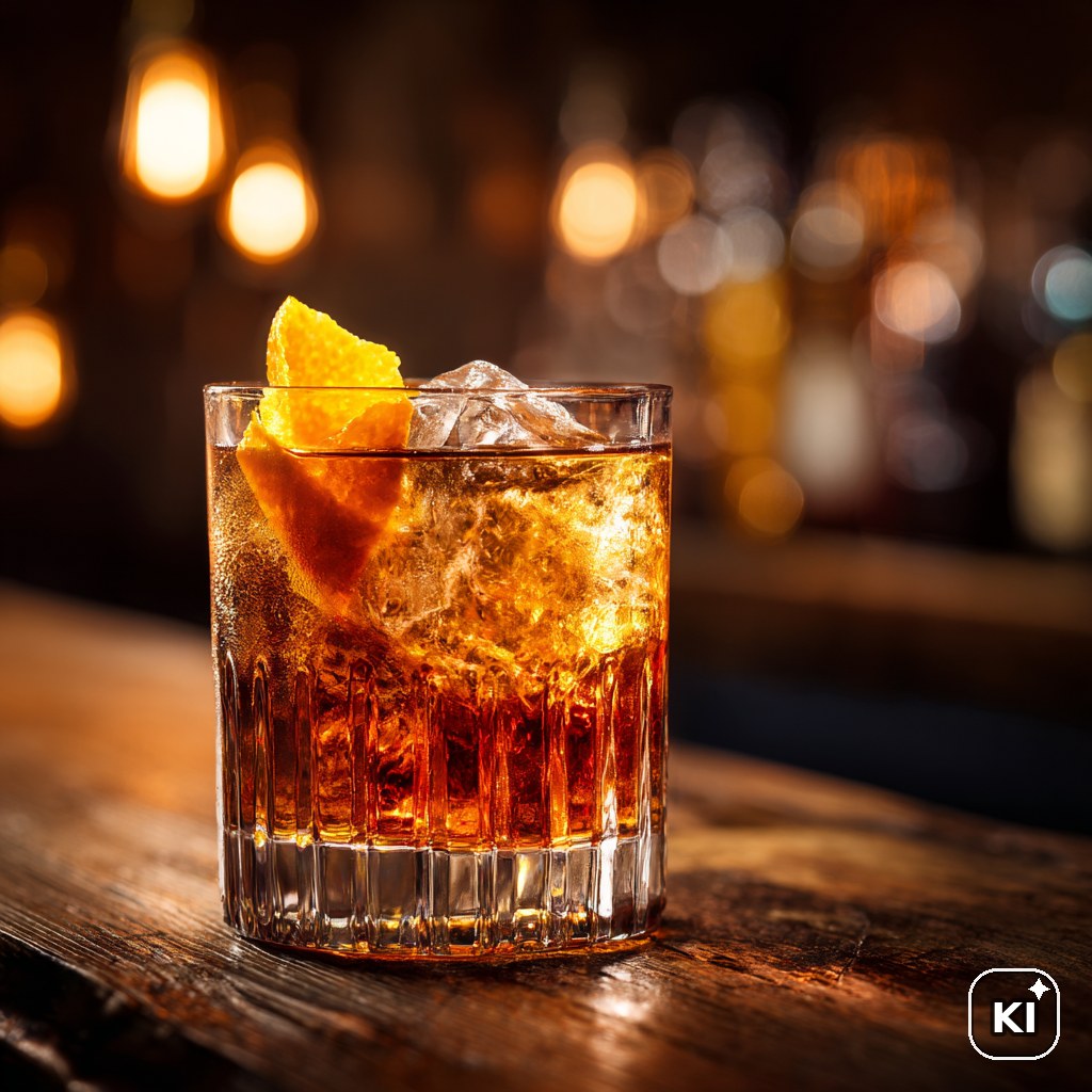 Sherry Malt Old Fashioned Cocktail Rezept