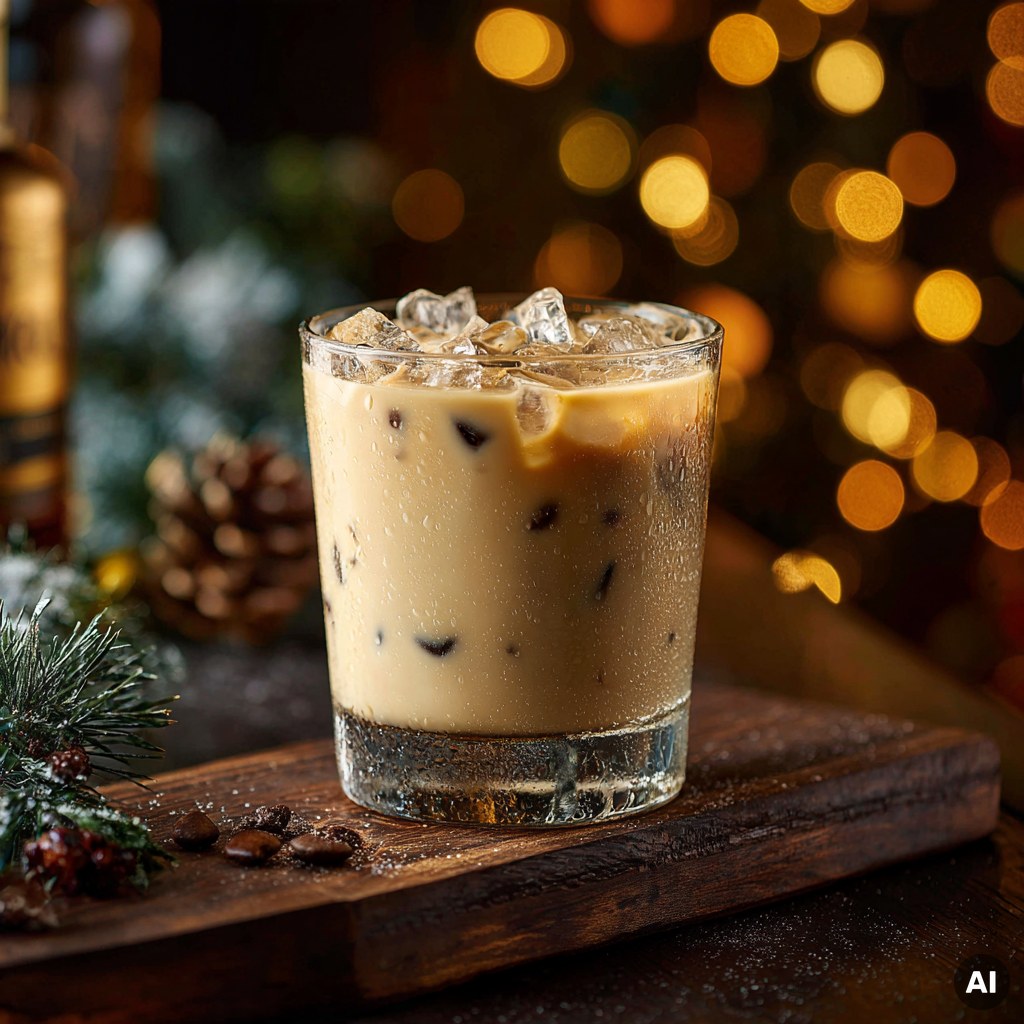 Shochu und Baileys White Christmas Cocktail Rezept