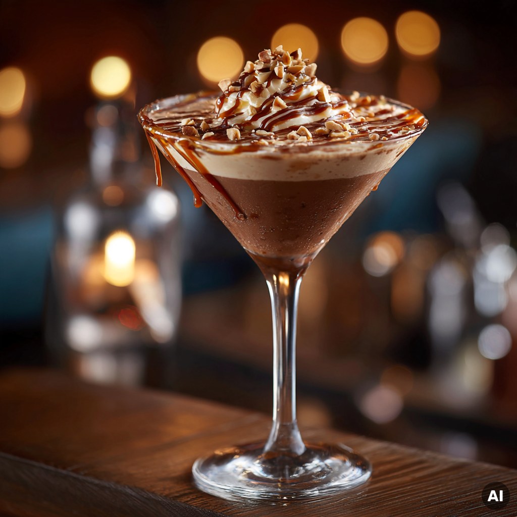 Snickers Martini Cocktail Rezept