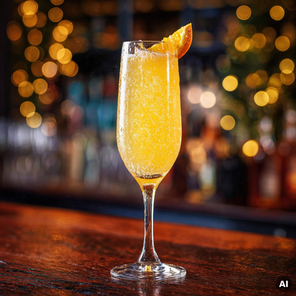 Sparkling Sake Bucks Fizz Cocktail Rezept