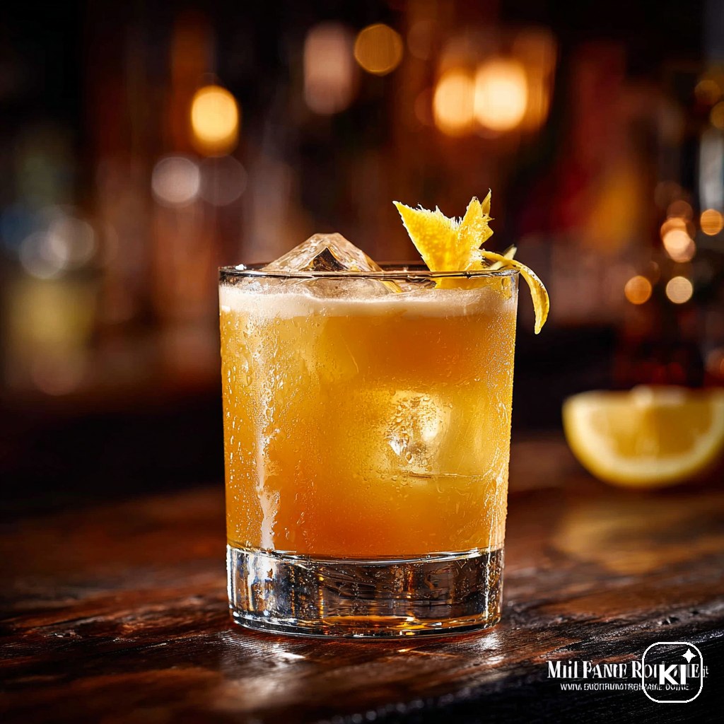 Spiced Rum Sour Cocktail Rezept
