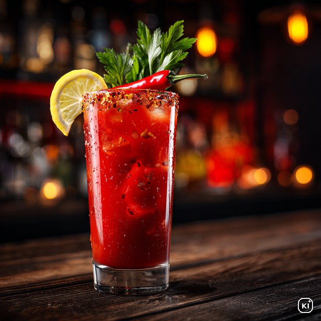 Spicy Bloody Mary Cocktail Rezept