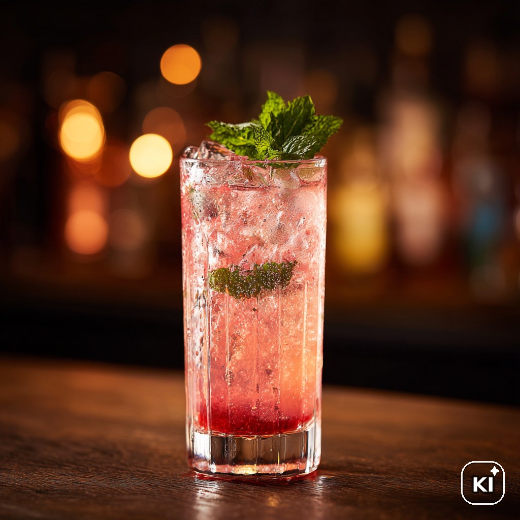 Sporty Cherry Fizz Cocktail Rezept