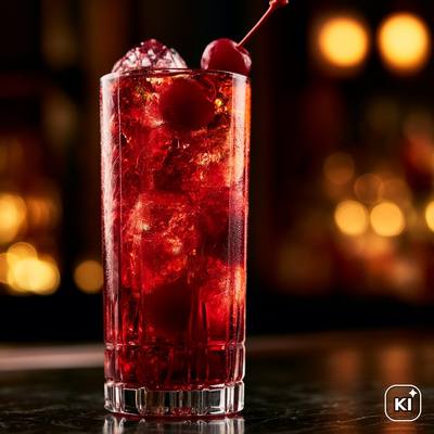 Amaretto-Cherry Cocktail Rezept