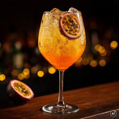 Cocktailrezept Aperol Spritz Maracuja
