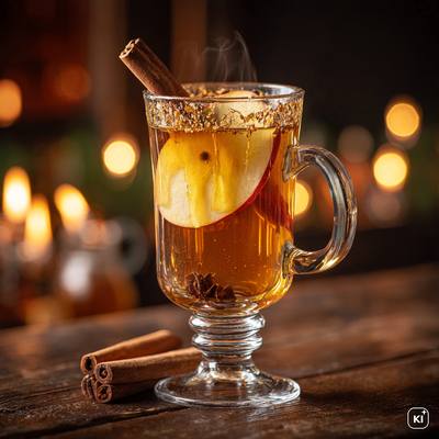Apfel-Zimt-Glühwein mit Honig Rezept