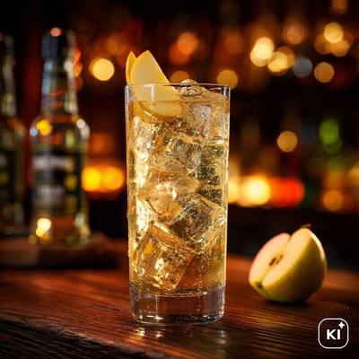 Apple Bottom Cocktail