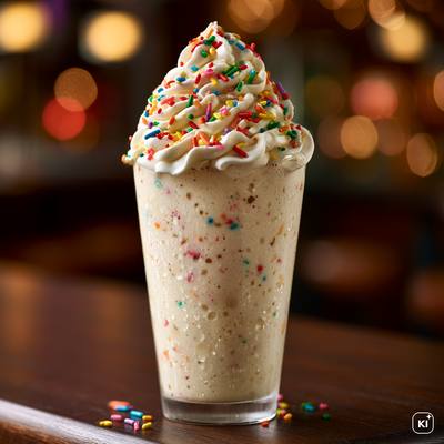 Baileys Birthday Cake Milkshake Cocktail Rezept