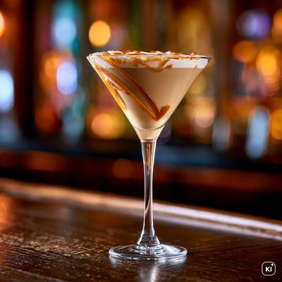 Cocktailrezept Baileys Salted Caramel Flat White Martini