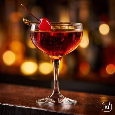 Barley Cask Manhattan Cocktail