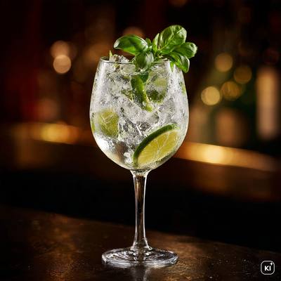 Basilikum Gin Tonic