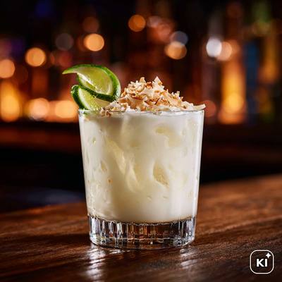 Batida de Coco ohne Zucker Cocktail