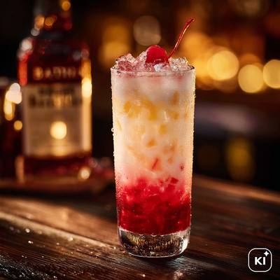 Batida Sunrise Cocktail