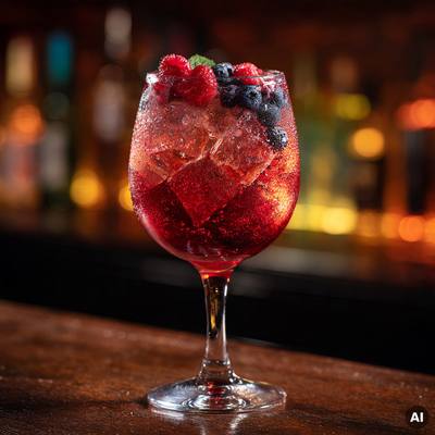 Berry Cider Spritz
