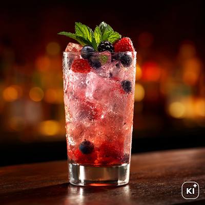 Cocktailrezept Berry Fusion Collins