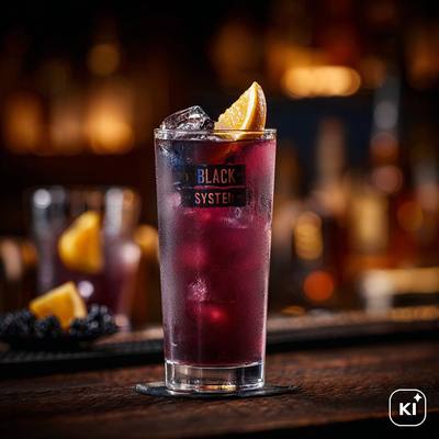 Black System Cocktail Rezept