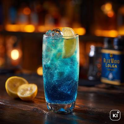 Blue Wolga Cocktail Rezept