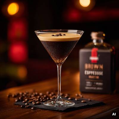 Brownie Espresso Martini Cocktail Rezept