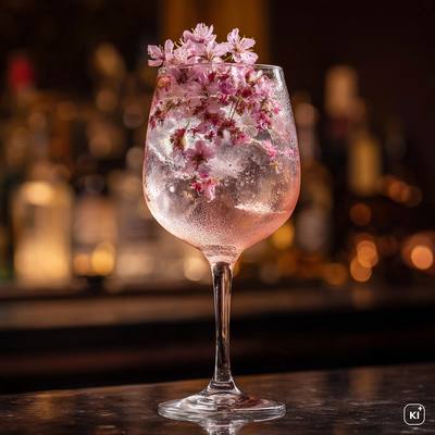 Cherry Blossom Gin Tonic