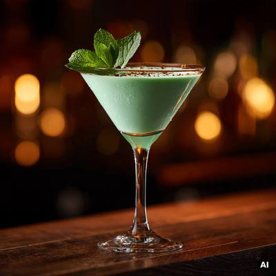 Chocolate Mint Martini Cocktail Rezept