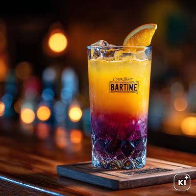 Color of Bartime Cocktail