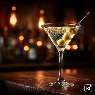 Dirty Vodka Martini