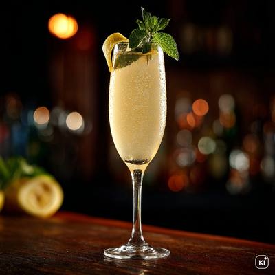 Elderflower Sparkle Cocktail