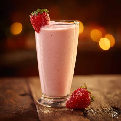 Erdbeer Lassi Cocktail