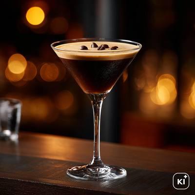 Espresso Martini ohne Zuckersirup