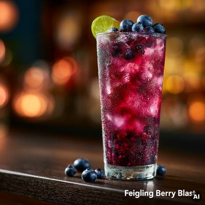 Feigling Berry Blast Cocktail