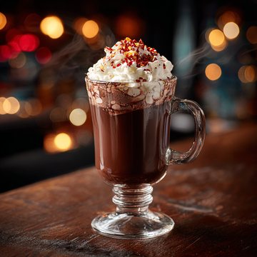 Feurige Trinkschokolade Cocktail Rezept